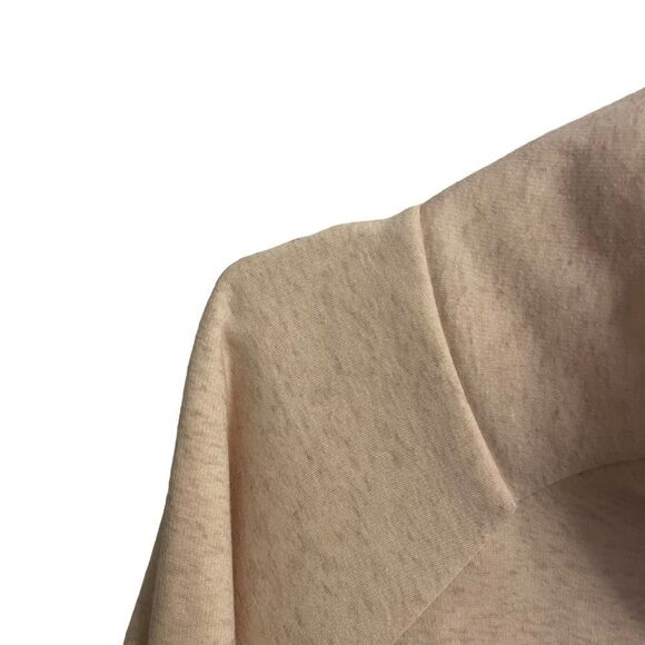 Athleta Cozy Karma Asym Pullover Oatmeal Heather Size MED - Picture 4 of 9